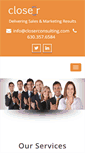 Mobile Screenshot of closerconsulting.com